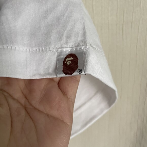 BAPE ABC Camo By Bathing Ape Tee White/Pink - Picture 3 of 7